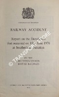 Book cover of Railway Accident - Report on the Derailment that occurred on 15th June 1976 at Southerham Junction in the Southern Region, British Railways by Department of Transport